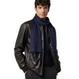 Corneliani Silk Fringe detail Scarf