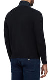 Mens Knitted Wool Zipped Sweater