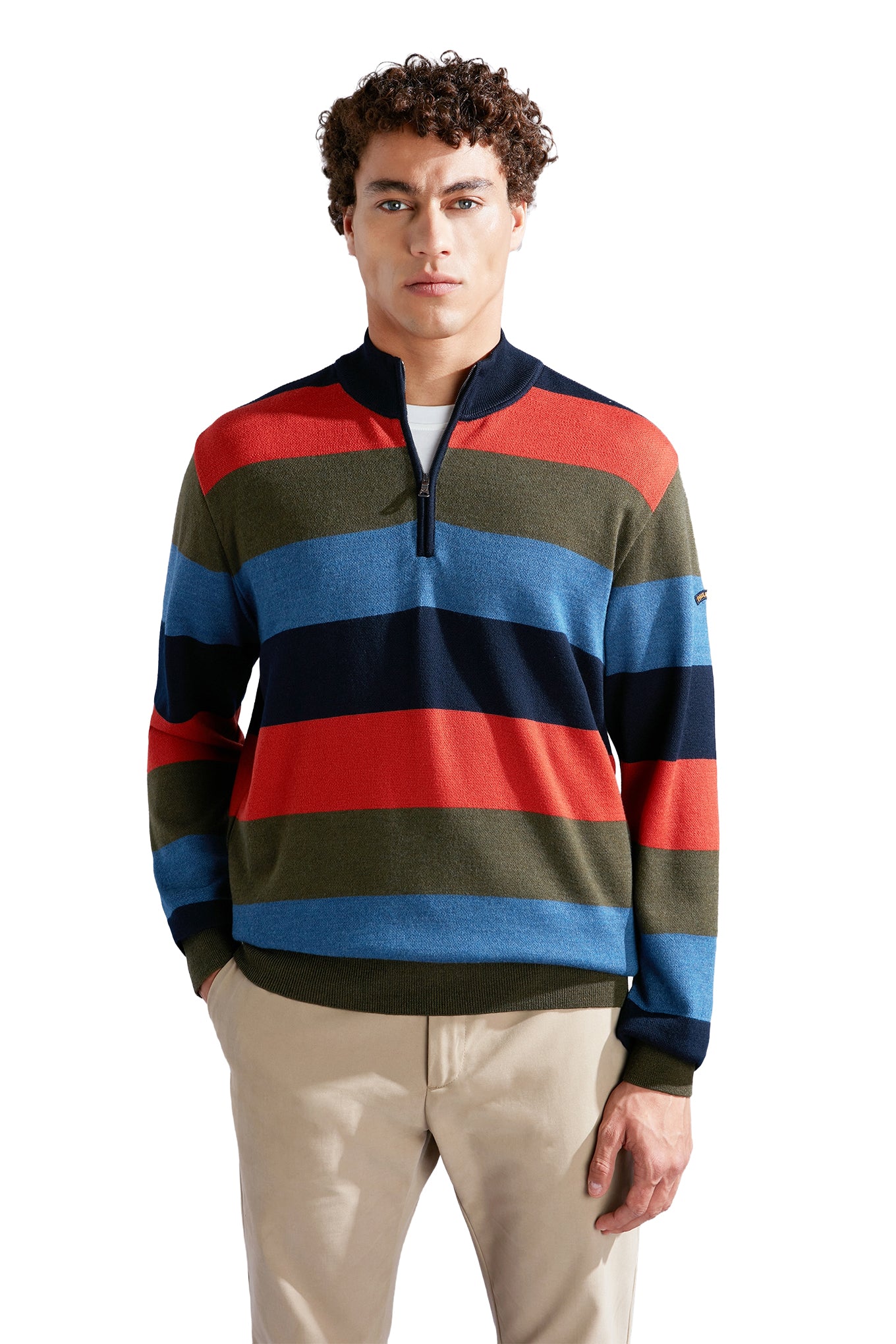 Mens Zipped Pullover