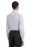 Sky blue regular fit Impeccabile cotton shirt