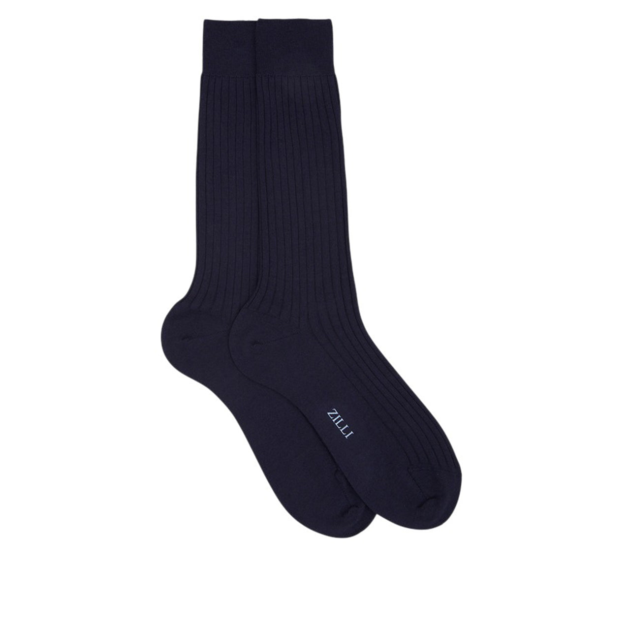 Dark Blue mid calf socks in cotton