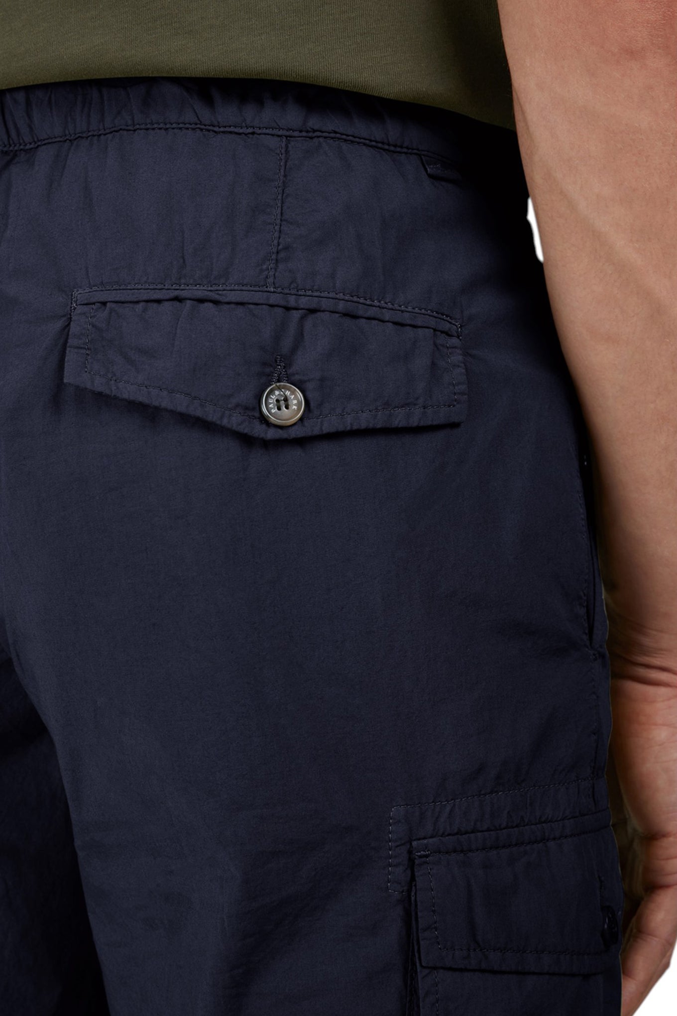 Cargo bermuda in Ultralight Poplin cotton