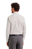 Regular-fit shirt in white cotton