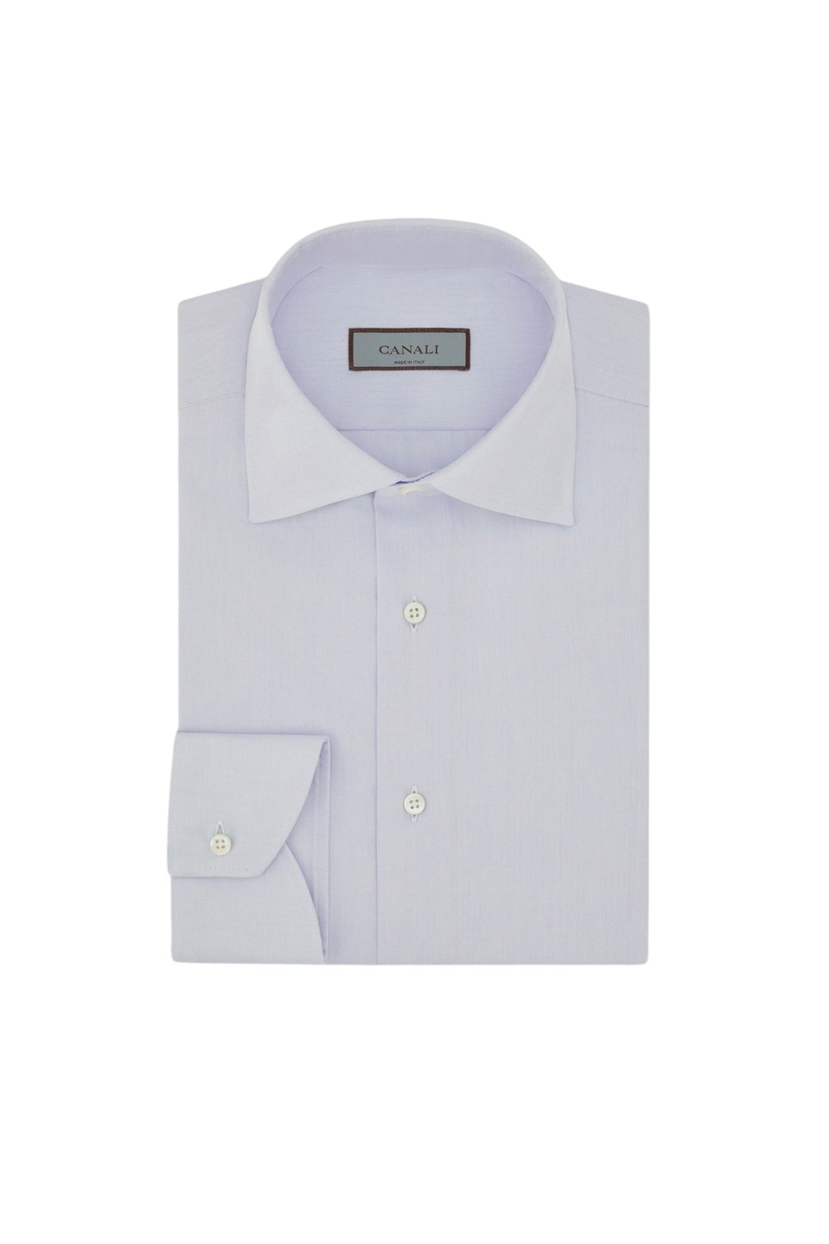 Regular-fit shirt in light blue cotton