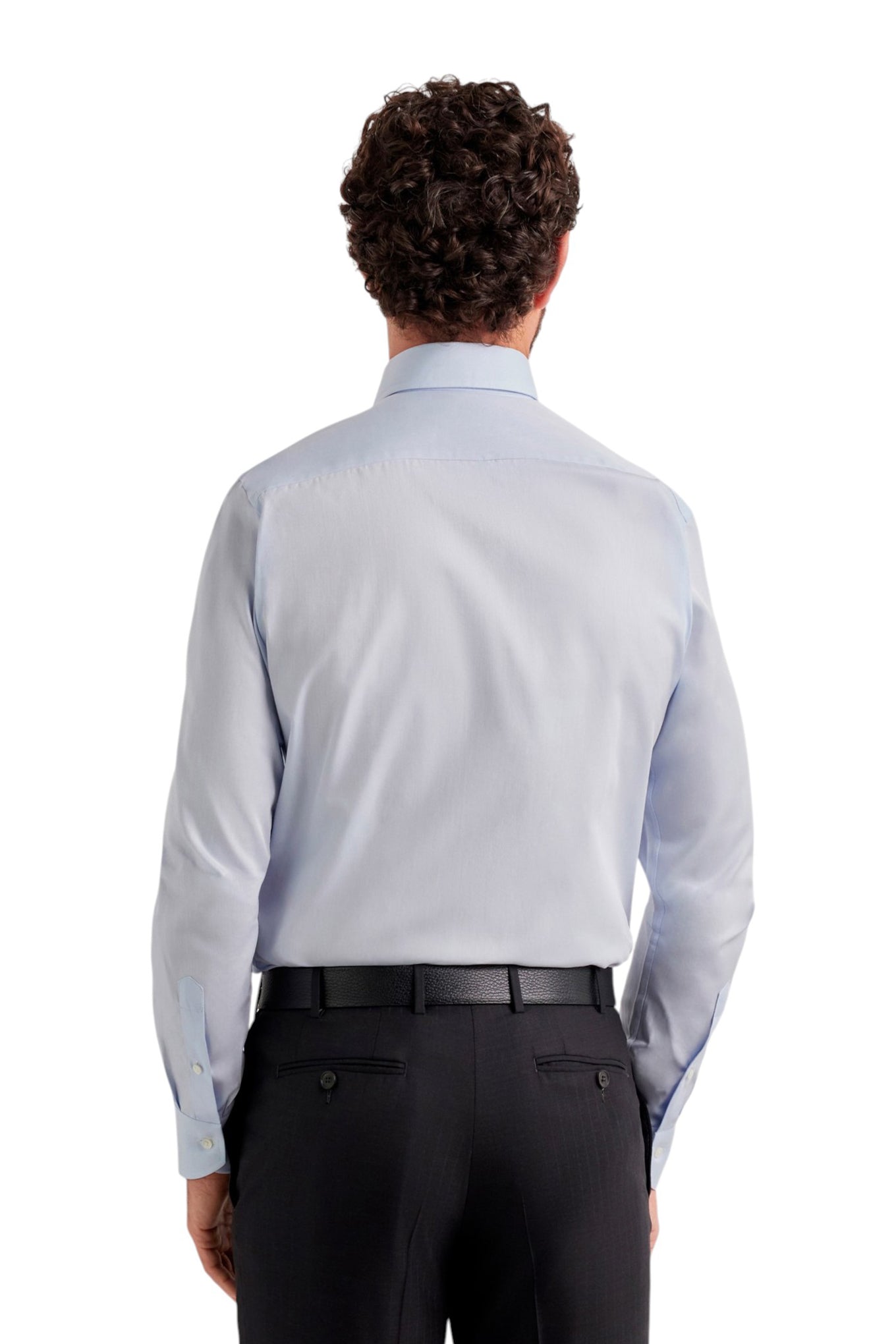 Regular-fit shirt in light blue cotton