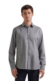 Casual microweave cotton regular fit shirt