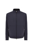 Canali Nuvola blue technical fabric jacket