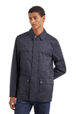 Canali Nuvola Maestrale blue technical fabric field jacket