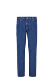 Regular fit medium blue fivepocket denim