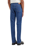 Regular fit medium blue fivepocket denim