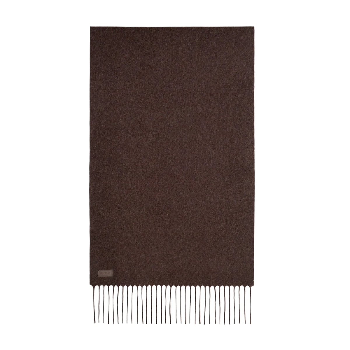 Dark Brown pure cashmere scarf