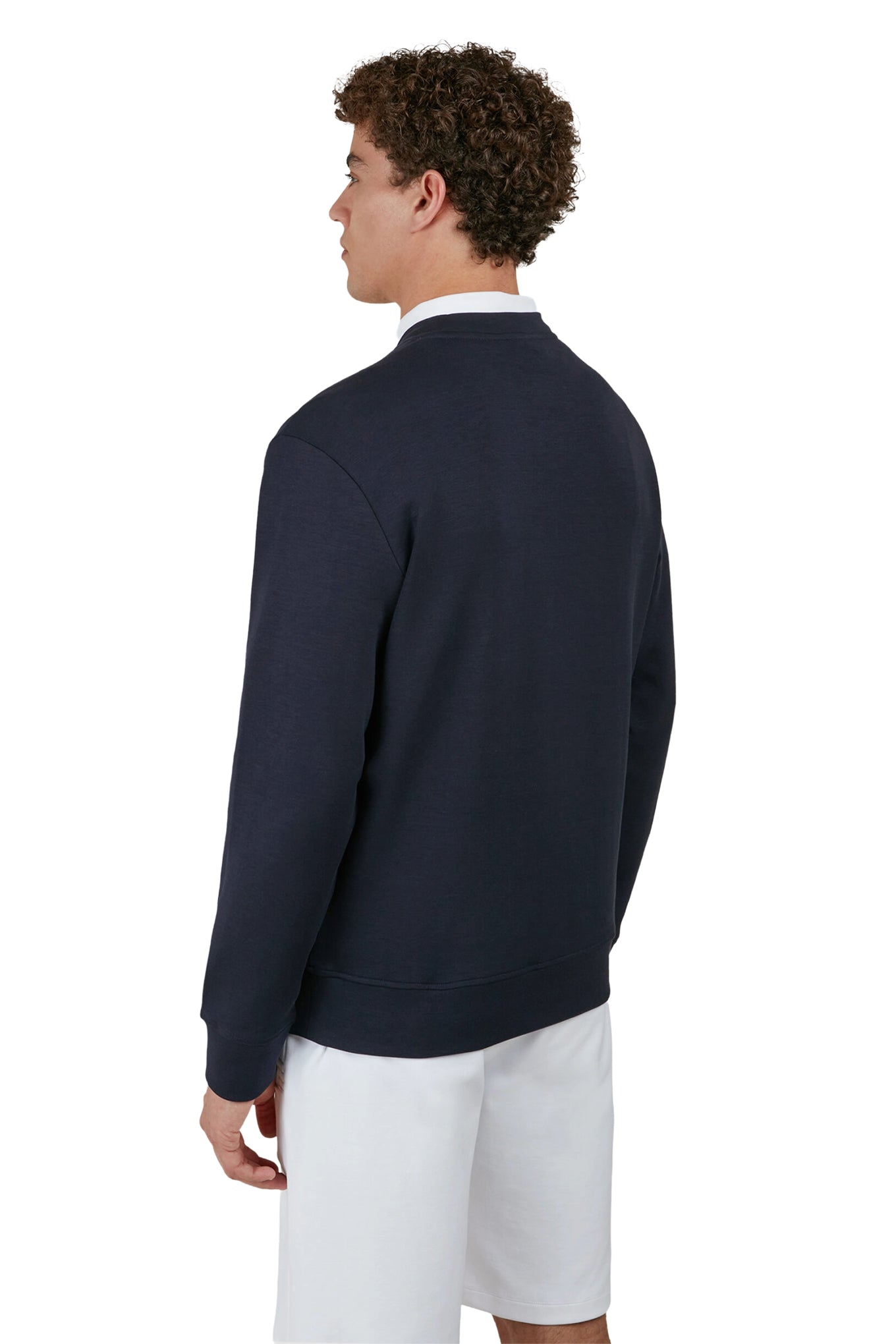 Mens Woven Cotton Nylon Sweatshirt