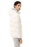 Down Puffer Jacket With Detachable Hood