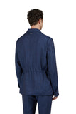 MENS WOVEN FIELD JACKET MULTIPOCKETS