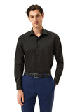Regular Fit Cotton Stretch Travel Shirt With Oxford Collar and Chest Pocket
