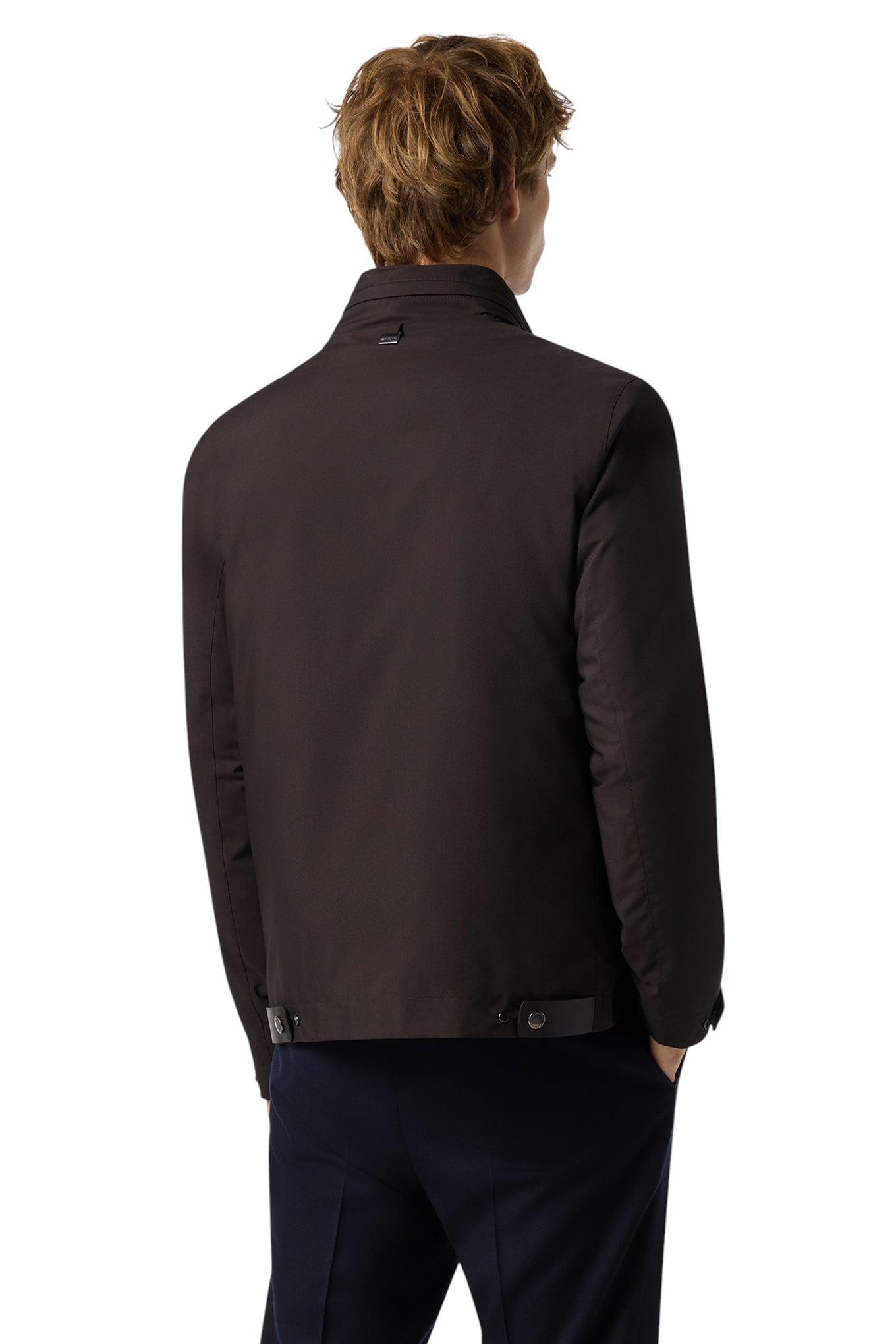 Brown technical fabric jacket