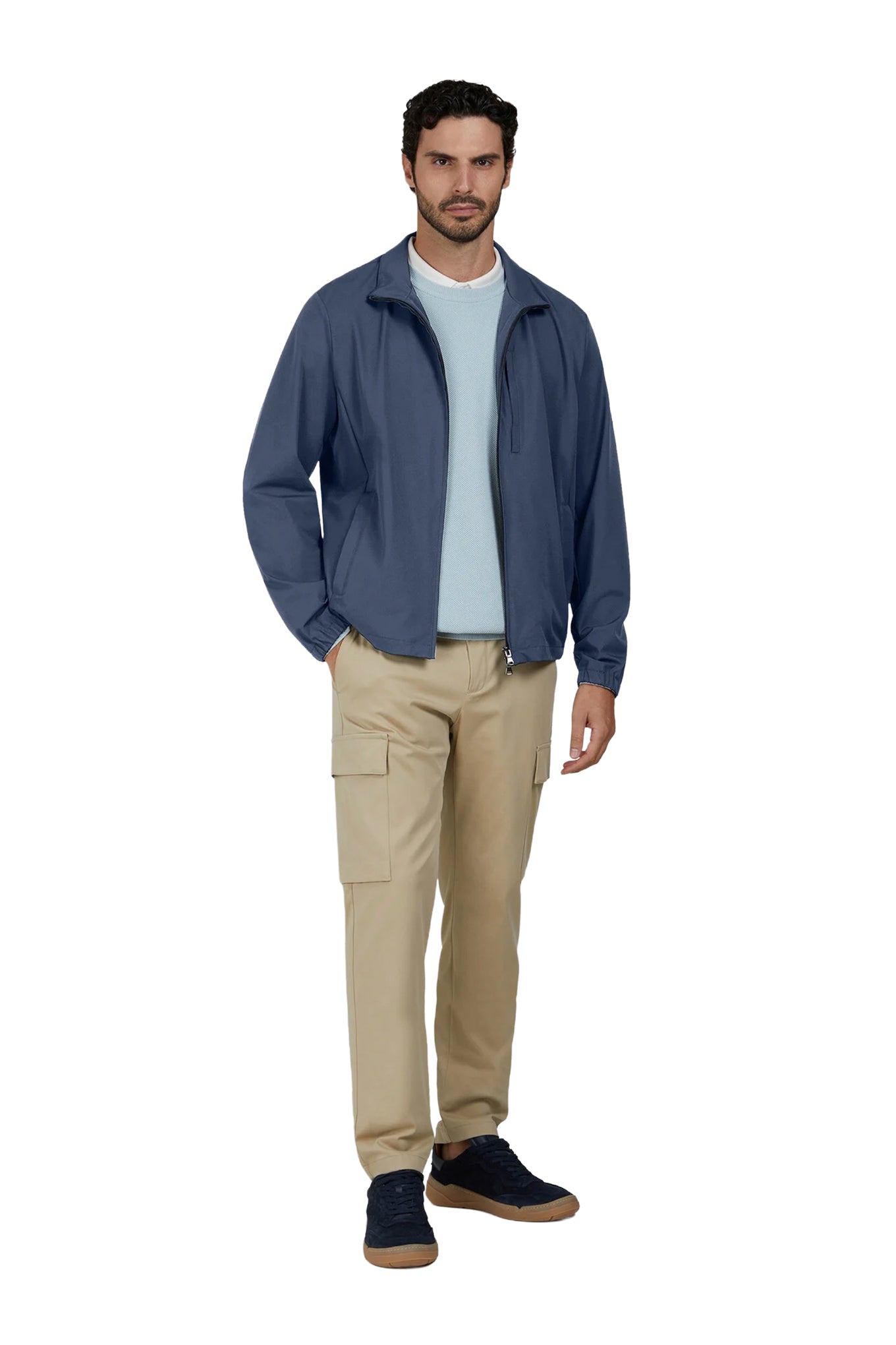 dynamic stretch jacket blue