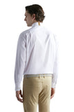 COTTON POPLIN SHIRT WITH HERALDIC EMBROIDERY