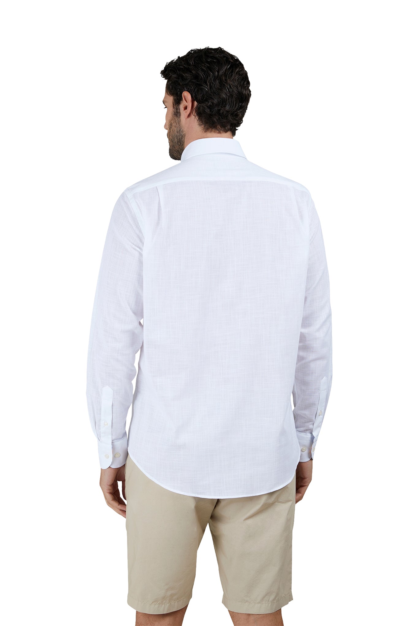 Camicia in cotone operato