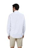 Camicia in cotone operato