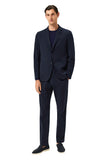 Slim Fit Micro Airmesh Travel Suit In Washable Fabric