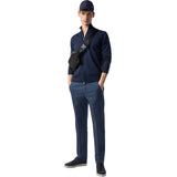 Black bum bag with adjustable shoulder strap