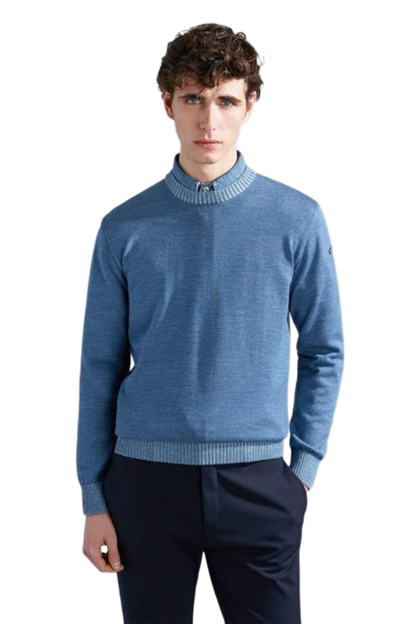 Paul And Shark Crew Pullover Blue
