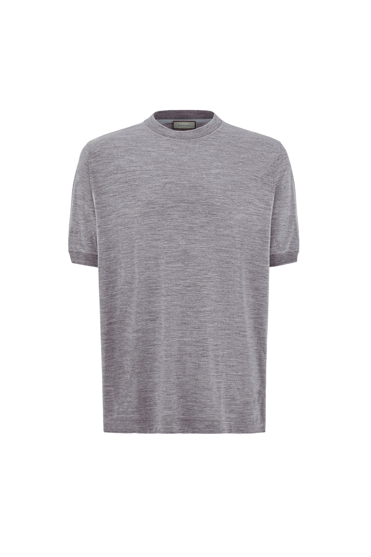 Impeccabile Super 120s wool gray melange Tshirt