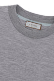 Impeccabile Super 120s wool gray melange Tshirt