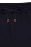 Blue Impeccabile wool joggers with contrasting piping