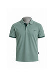 Cotton piqué polo shirt with contrast detailing
