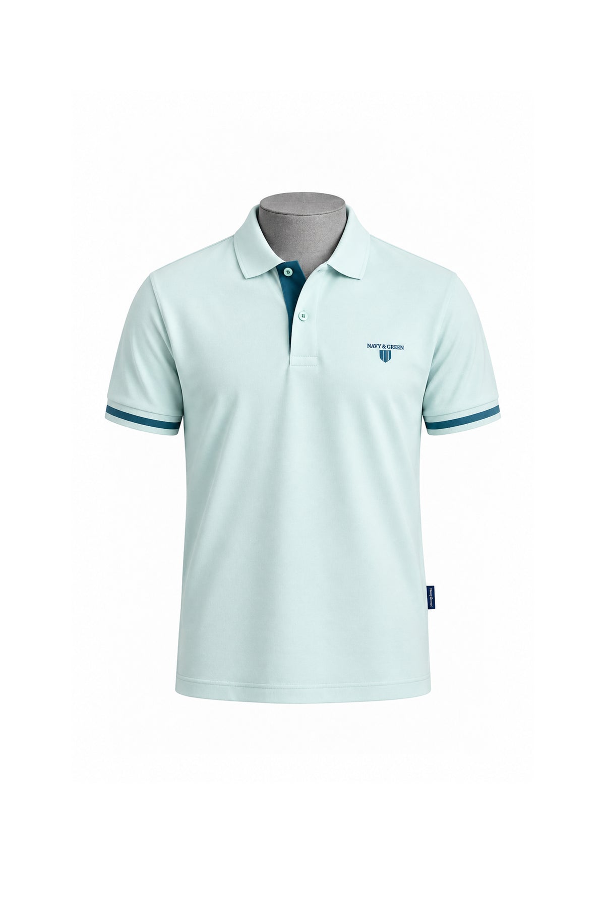 Cotton piqué polo shirt with contrast detailing