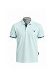 Cotton piqué polo shirt with contrast detailing