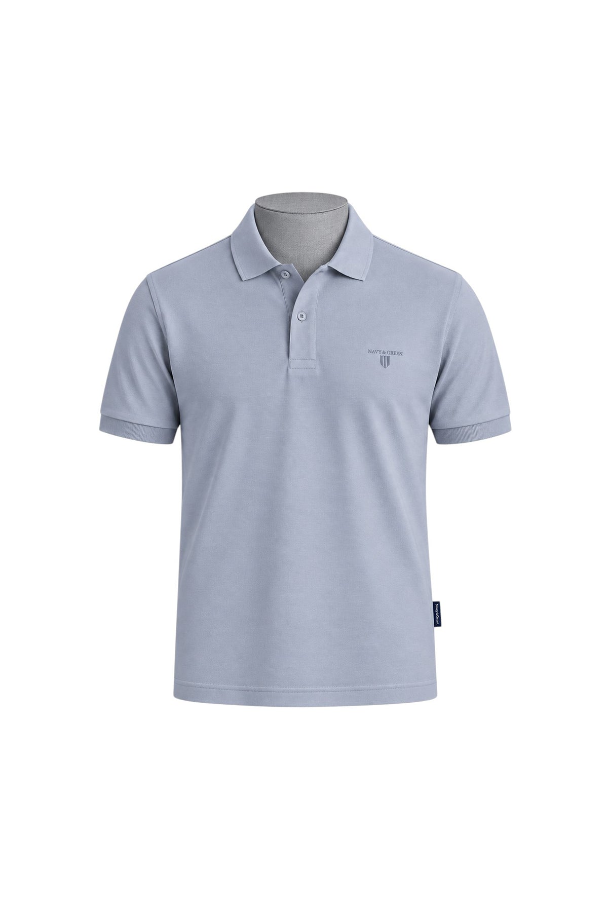 Cotton piqué polo shirt young line