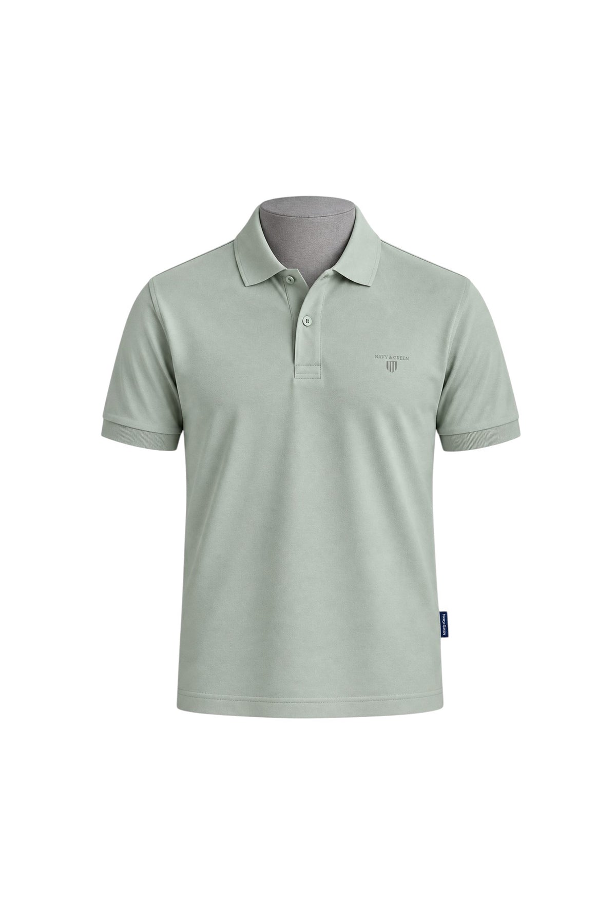Cotton piqué polo shirt young line