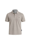 Interlock cotton polo shirt
