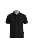 Interlock cotton polo shirt