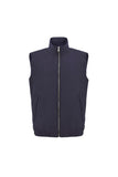 Canali Nuvola midnight blue reversible vest in technical fabric with membrane