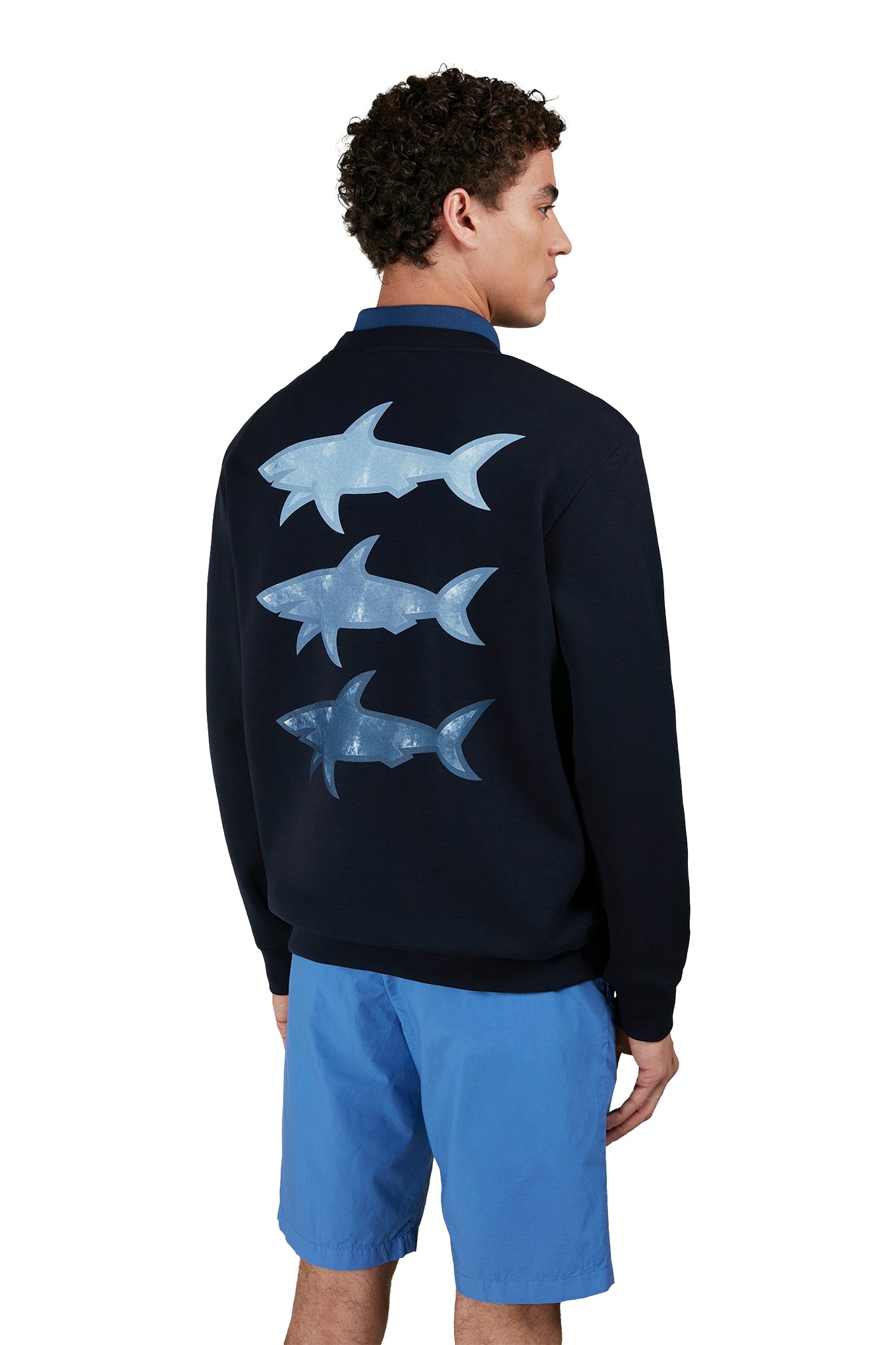 X Soft sweatshirt with maxi Sharks print