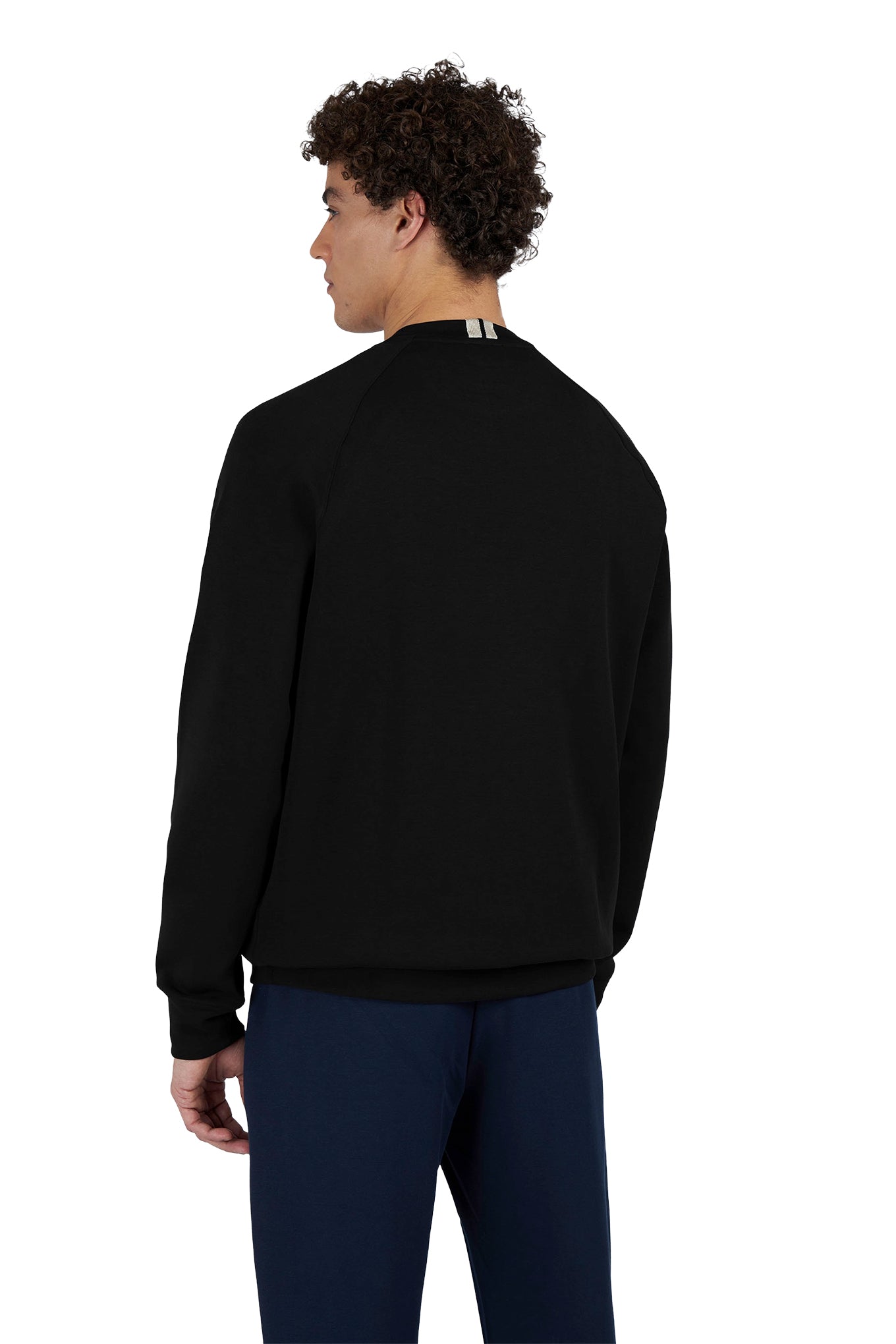 Cotton sweatshirt with Active Fleece and embroidered Shark