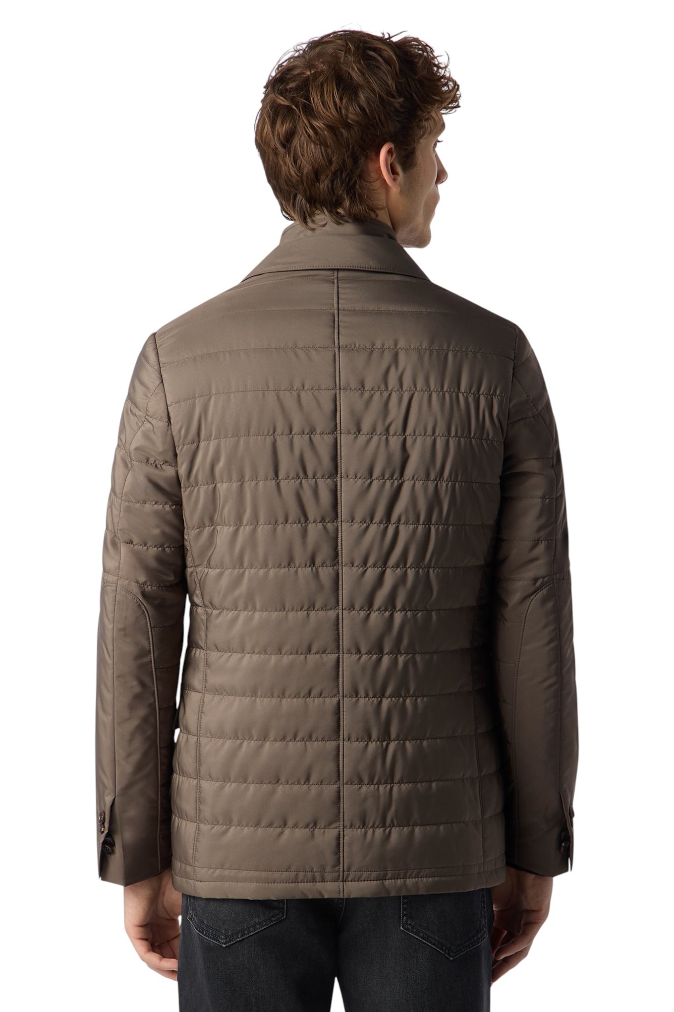 Brown poplin Corneliani jacket