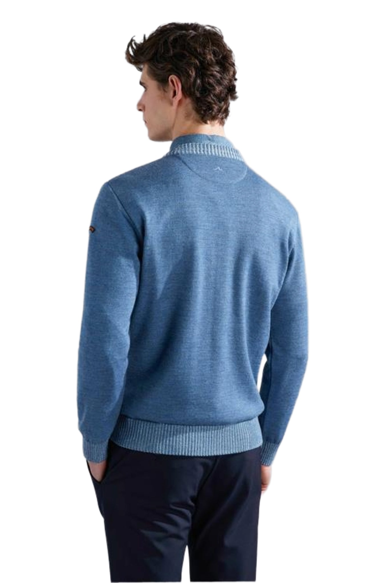 Paul And Shark Crew Pullover Blue