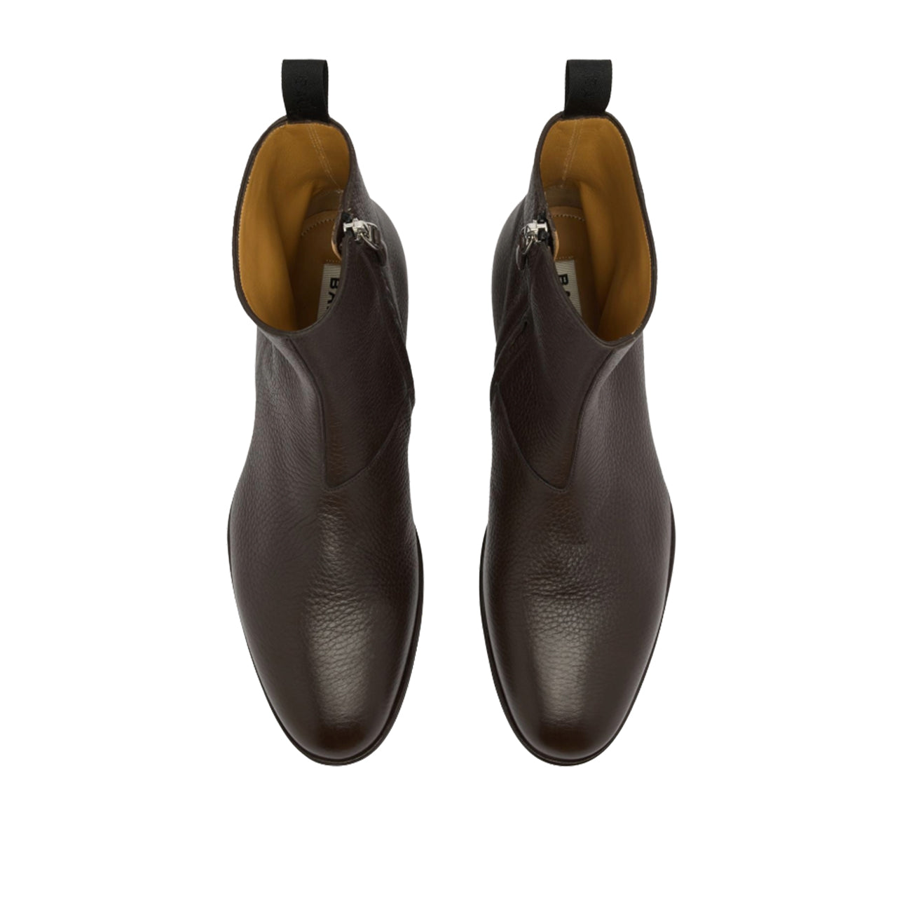 Westminster Bootie in Ebano Grained Leather