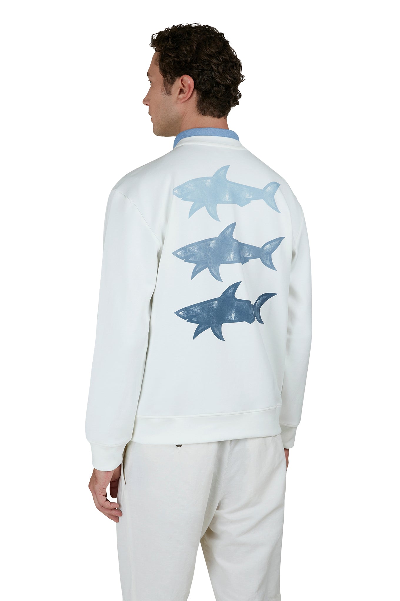 X Soft sweatshirt with maxi Sharks print