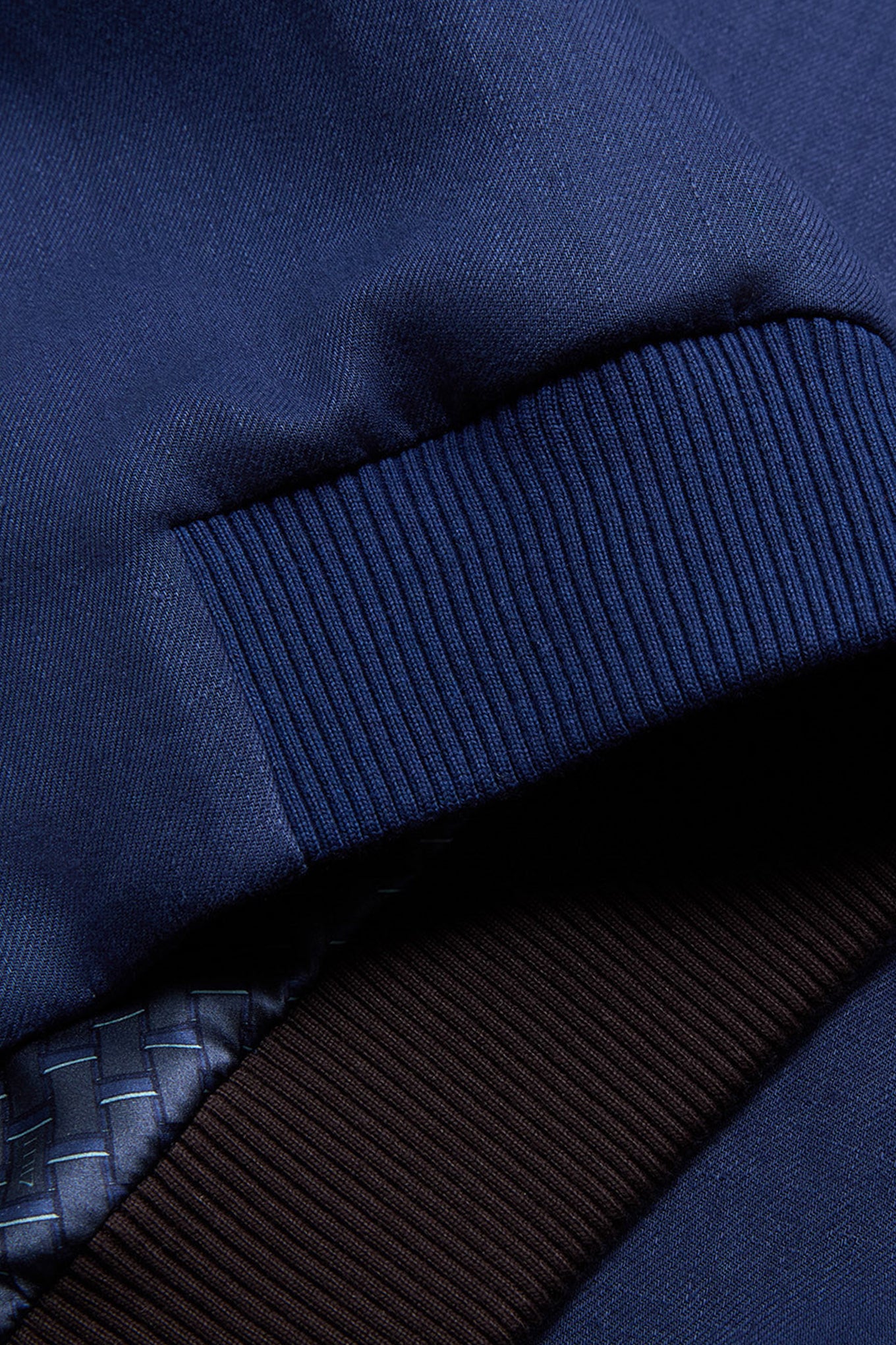 Light navy blue “Solid Color” bomber jacket