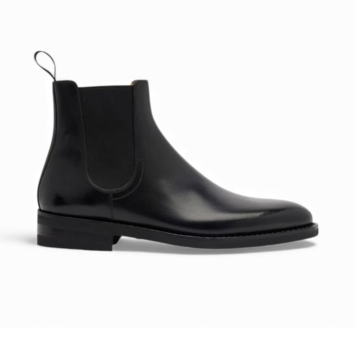 Scribe Un Bootie in Black Leather