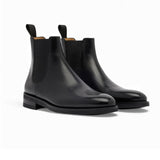 Scribe Un Bootie in Black Leather