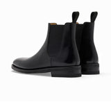 Scribe Un Bootie in Black Leather