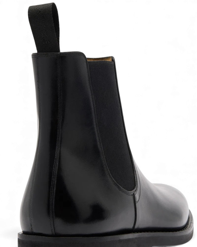 Scribe Un Bootie in Black Leather