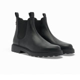 Gusto Bootie in Black Leather